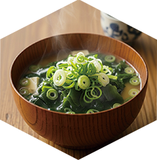 わかめとねぎの味噌汁